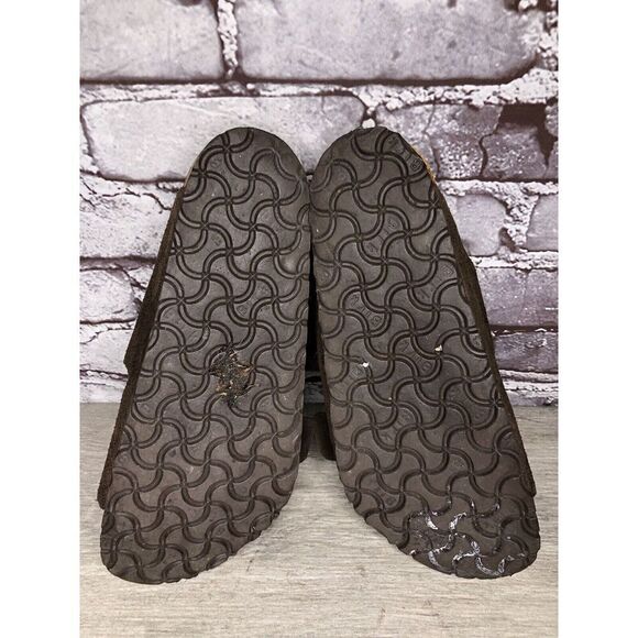 Birkenstock Arizona Mocha Brown Suede Leather Slides Sandals Women Sz 39EU/8.5M - Picture 14 of 16